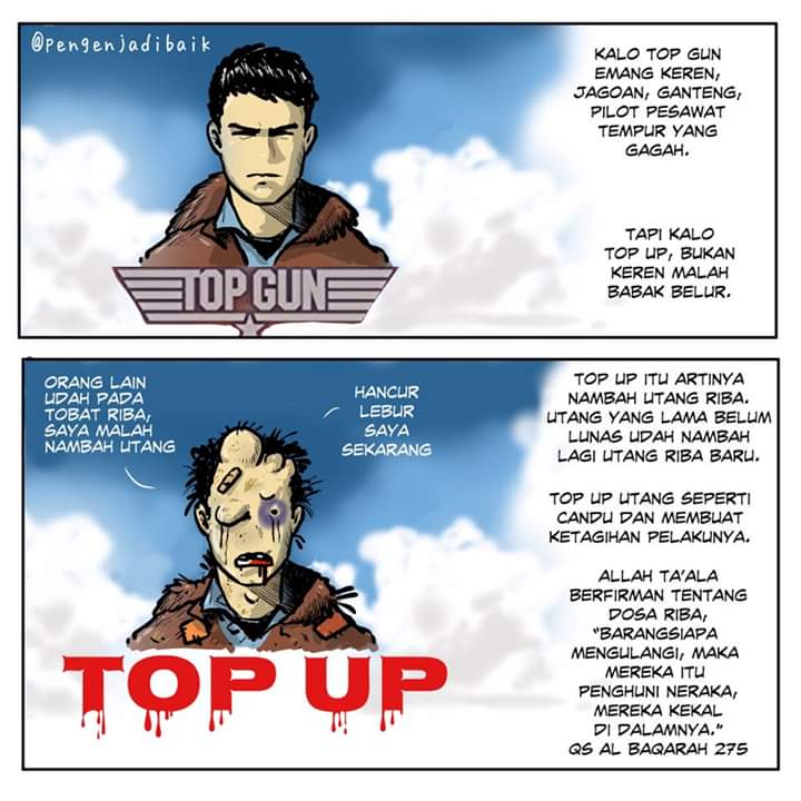Jelas Bedanya Top Gun vs Top Up